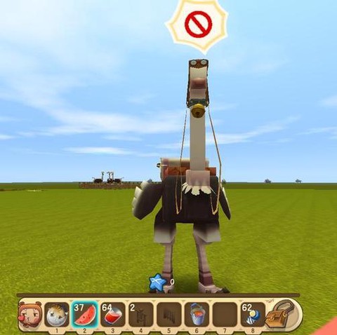 迷你世界的驼鸟吃什么