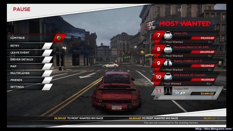 极品飞车17怎么操作